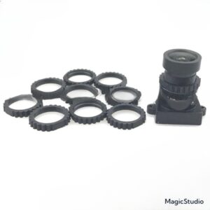 M12 CCTV Lens Extension Rings (Blackened Aluminum, MOQ 200): Precision Focusing for Secure CCTV Lens Mounting